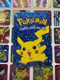 Pokemon Pikachu Holo Vintage Pocket Monsters Vending Prism Sticker Nintendo 2000 - Image 2