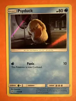 Pokemon TCG Psyduck Detective Pikachu 7/18 Holo - Image 1