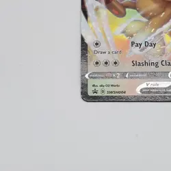 Pokemon TCG Meowth V SWSH Black Star Promos SWSH004 Holo Promo - LP - Image 5