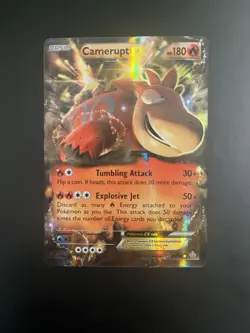 Camerupt EX 29/160 XY Primal Clash Ultra Rare Holo 180HP English Pokemon TCG - Image 1