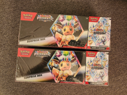 Pokemon TCG Prismatic Evolutions Surprise Box & Booster Bundle Sams Club (TWO) - Image 1