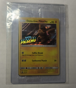Detective Pikachu #SM190 2019 Pokemon Black Star Movie Promo Stamped Sealed - Image 2