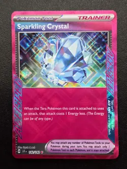 Pokemon TCG - Sparkling Crystal ACE SPEC Rare SV07: Stellar Crown 142/142 NM - Image 1