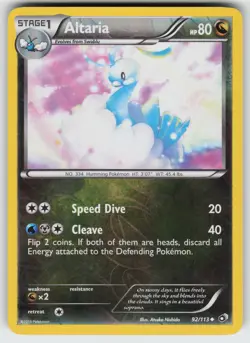 Altaria Reverse Holo Uncommon Legendary Treasures 92/113 Pokemon - Image 1