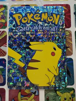 Pokemon Pikachu Holo Vintage Pocket Monsters Vending Prism Sticker Nintendo 2000 - Image 2