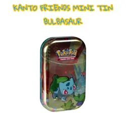 Pokemon TCG: Kanto Friends Mini Tin 2019 H24 (Bulbasaur Artwork – Sealed) - Image 1