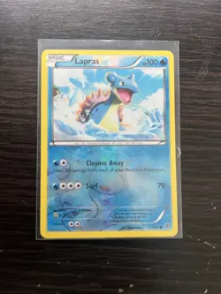 LAPRAS 17/101 B&W Plasma Blast Vintage Reverse Holo Pokemon TCG Near Mint - Image 1