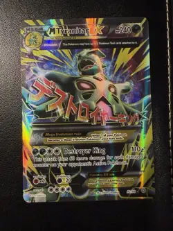 Pokemon Mega Tyranitar EX 92/98 XY Ancient Origins Full Art Holo mp/hp - Image 1