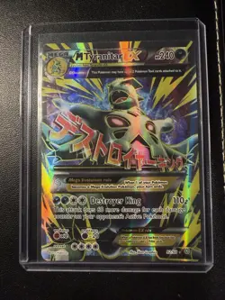 Pokemon Mega Tyranitar EX 92/98 XY Ancient Origins Full Art Holo mp/hp - Image 3