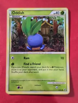 2010 Pokemon HG and SS Undaunted #60 Oddish, C, NF/H, cd2 - Image 1