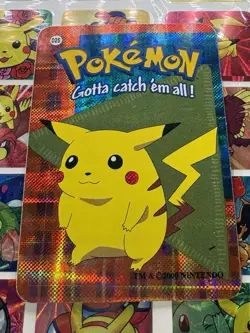 Pokemon Pikachu Holo Vintage Pocket Monsters Vending Prism Sticker Nintendo 2000 - Image 2