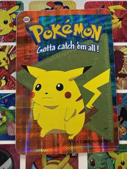 Pokemon Pikachu Holo Vintage Pocket Monsters Vending Prism Sticker Nintendo 2000 - Image 3