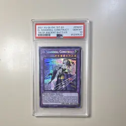 Konami Yu-Gi-Oh! El Shaddoll Construct MP21-EN247 2021 Tin PSA 10 - Image 1