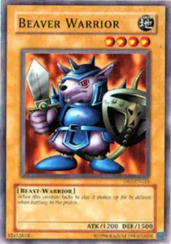 Beaver Warrior - DB1-EN121 - Common - Unlimited Edition - Lightly Played - Image 1