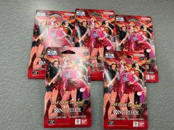 5 Packs ONE PIECE Heroines EB-03 Lot x5 Sleeved Booster packs - Image 1