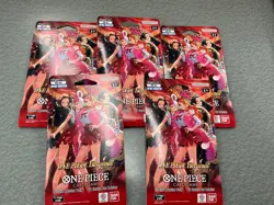 5 Packs ONE PIECE Heroines EB-03 Lot x5 Sleeved Booster packs - Image 2