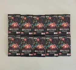 One Piece Wings Of The Captain OP-06 OP06 Booster Packs English - Lot of 10 - Image 1