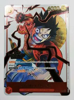 Monkey D. Luffy ST01-012 3rd Anniversary WINNER Promo Prize Manga English SP - Image 1