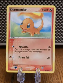 Pokemon TCG Charmander EX Crystal Guardians Card 48/100 Regular Common - Image 1