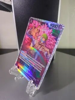 Donquixote Doflamingo OP10-071 Royal Blood Foil One Piece Tcg W/ Bonus Card - Image 3