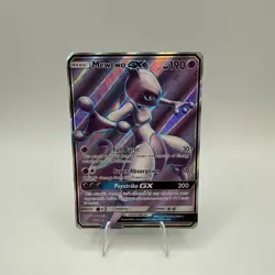 Pokemon English Card Shining Legends Mewtwo GX 72/73 Full Art - Lightly Played - Image 1