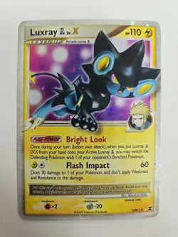 Pokemon Card - Luxray GL LV.X - 109/111 - Rising Rivals 2009 MP See Photos - Image 1
