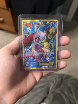 Pokemon Mewtwo EX Full Art Holo Secret Rare 163/162 XY Trading Card - Image 1