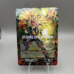 Bandai Dragon Ball Super Card Game Leader SS3 Bardock Masked Saiyan Foil - Image 1