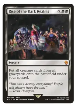 1x MTG Rise of the Dark Realms - FINAL FANTASY Mythic! NM Mint - Image 1