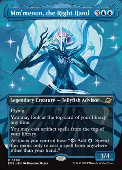 Mm'menon, the Right Hand-Edge Of Eternities-Borderless-Foil-290-NM - Image 1