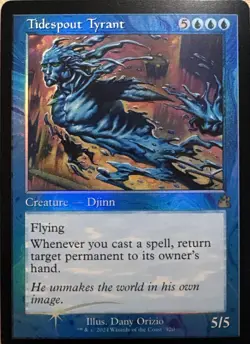 Tidespout Tyrant (Retro Frame) Holo R Ravnica Remastered 320 NM - Image 1