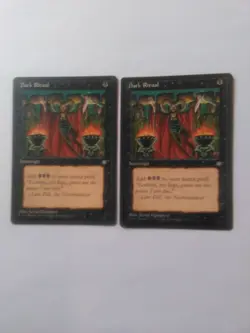 Dark Ritual x2 - Magic the Gathering - English - Ice Age - Light Play - Image 1