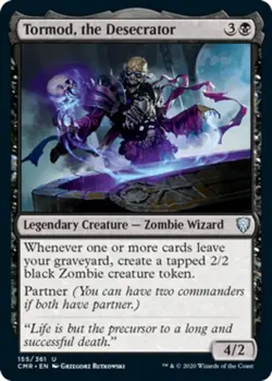 MTG Tormod, the Desecrator - Foil, Commander Legends, Lightly Played, English - Image 1