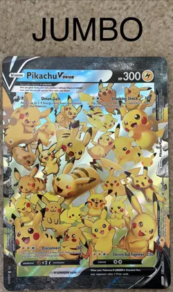 Pikachu V-Union SWSH141 Pokemon Oversized Jumbo Ultra Rare - Image 1