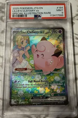 Pokemon Lillie's Clefairy ex Journey Together 184/159 Special Illustration Rare… - Image 1