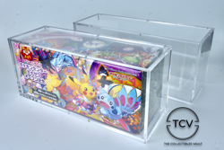 Pokemon Poncho Pikachu Promo/Kanazawa Box Acrylic Display Case, Magnetic, UV Res - Image 1