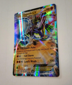 Pokemon TCG. Zygarde EX. 54/124. XY Fates Collide. Ultra Rare Holo. Near Mint. - Image 1