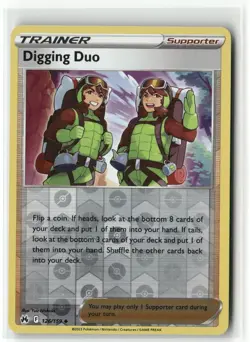 Digging Duo 126/159 Reverse Holo - Crown Zenith - Pokemon TCG NM - Image 1