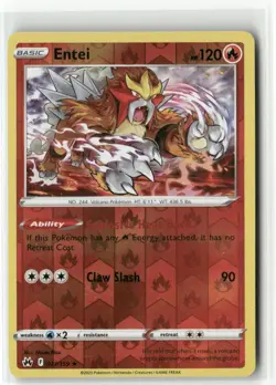Entei 021/159 Reverse Holo - Crown Zenith - Pokemon TCG NM - Image 1