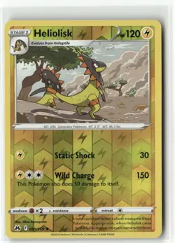Heliolisk 050/159 Reverse Holo - Crown Zenith - Pokemon TCG NM - Image 1