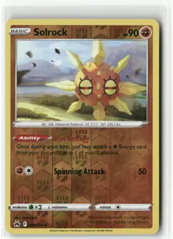 Solrock 069/159 Reverse Holo - Crown Zenith - Pokemon TCG NM - Image 1