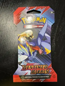 Pokemon Destined Rivals Sleeved Booster Pack 9 Pack Lot - Image 2