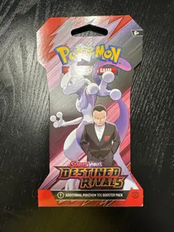 Pokemon Destined Rivals Sleeved Booster Pack 9 Pack Lot - Image 3