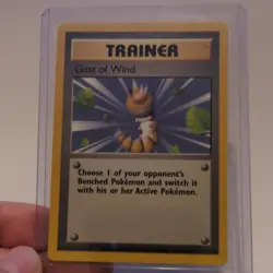 Pokemon Gust of Wind Base Set Trainer Regular Common 1999 English 93/102 - Image 1