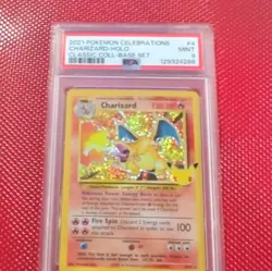 Pokemon Charizard 4/102 Celebrations Classic Collection Holo PSA 9 English - Image 1