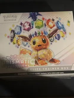 Pokemon Prismatic Evolutions Elite Trainer Box ETB New Sealed - Image 1