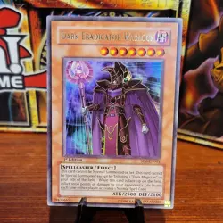 Yu-Gi-Oh! Dark Eradicator Warlock 1st Ed SD6-EN001 Excellent/VLP Ultra Rare - Image 1