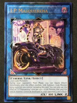 Yu-Gi-Oh TCG #RA02-EN042 I:P Masquerena (Alternate Art) 1st Edition PUR NM - Image 1