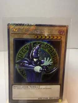 Yu-Gi-Oh! Dark Magician RA04-EN106 Quarter Century 1st Ed Platinum Secret ATK/2… - Image 1