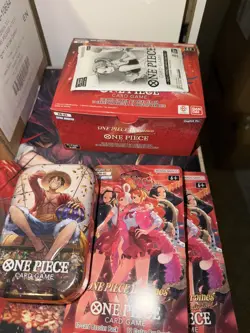 ONE PIECE Heroines EB-03 Lot 24 Booster SEALED Packs - OPEN BOX with extras - Image 1